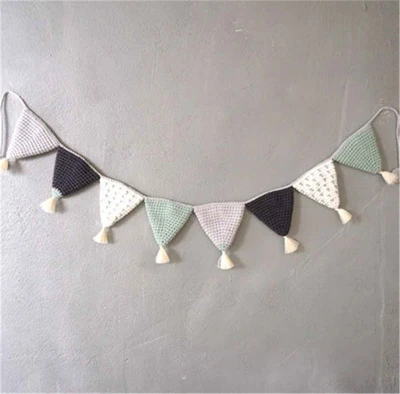 2022 Home Decoration Accessories Party Hanging Handmade Crocheting Ornament Banner Nordic Fresh Simple Kid Room Wall Decor
2022 Home Decoration Accessories Party Hanging Handmade Crocheting Ornament Banner Nordic Fresh Simple Kid Room Wall Decor