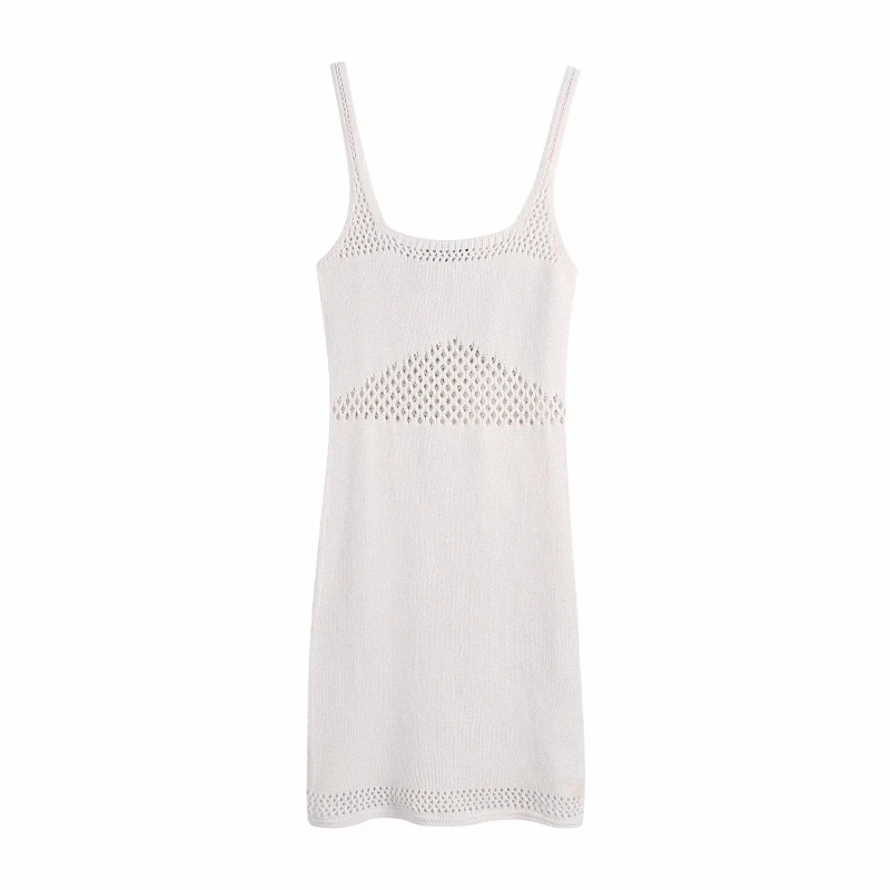 SLMD Stylish Chic Hollow Out Knitted Mini Dress Women Fashion Square Collar Strap Dresses Female Casual Vestidos
SLMD Stylish Chic Hollow Out Knitted Mini Dress Women Fashion Square Collar Strap Dresses Female Casual Vestidos