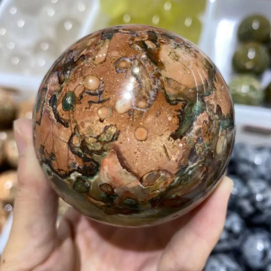 Natural Phoenix tail agate crystal quartz ball Reiki healing room decoration gift
Natural Phoenix tail agate crystal quartz ball Reiki healing room decoration gift