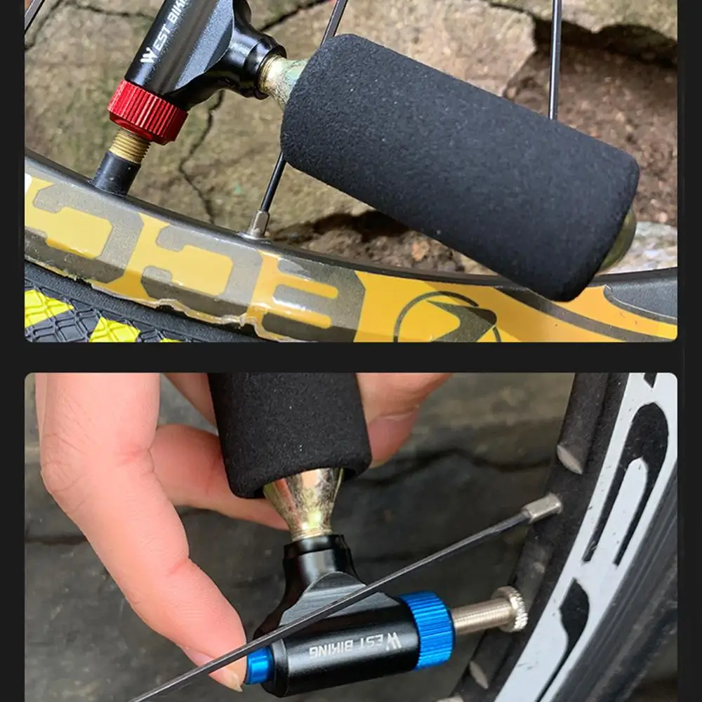 Bike Pump Mini Air Inflator Portable CO2 Aluminum Alloy Button Bike Air Pump Mountain Bikes Accessories
Bike Pump Mini Air Inflator Portable CO2 Aluminum Alloy Button Bike Air Pump Mountain Bikes Accessories