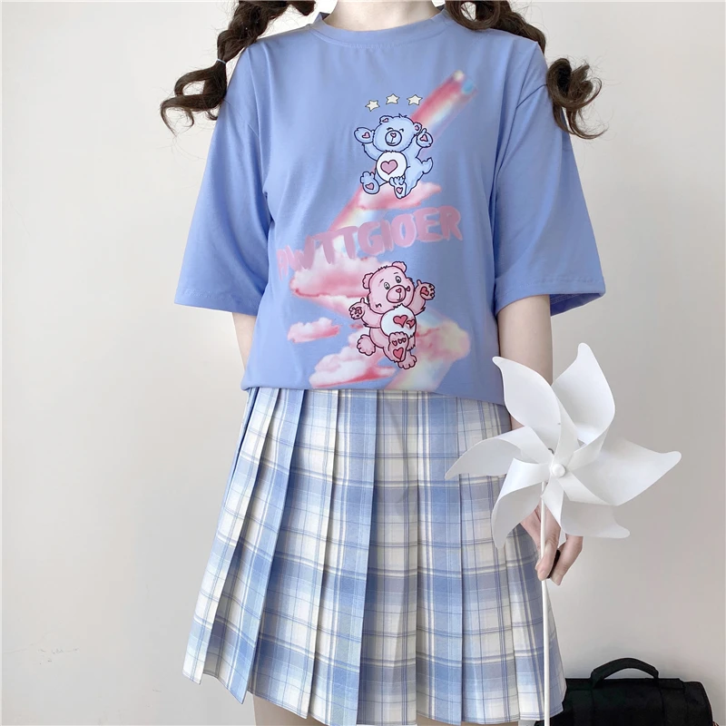 2021 Summer New Korean Female Cartoon Anime Commuter Youth Popular Printing Short-sleeved T-shirt Women
2021 Summer New Korean Female Cartoon Anime Commuter Youth Popular Printing Short-sleeved T-shirt Women