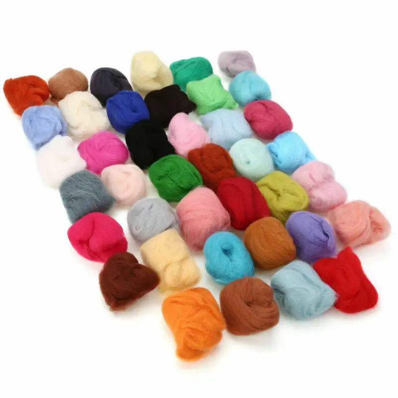 3g/bag Merino Wool Tops Felting Fibre For Needle Felting Wet Felting Fun Doll Needlework Raw Wool Felt 40 Colors
3g/bag Merino Wool Tops Felting Fibre For Needle Felting Wet Felting Fun Doll Needlework Raw Wool Felt 40 Colors