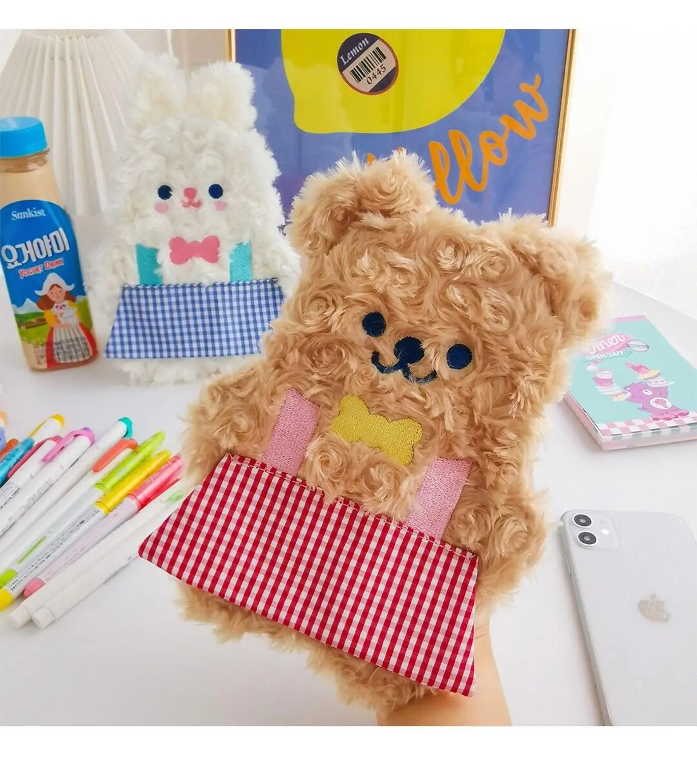 Cute Rabbit Cosmetic Cases Plain Skirt Bear Plush Pencil Case Student School Soft Stationery Storage Bag Makeup Pouch Girls Gift
Cute Rabbit Cosmetic Cases Plain Skirt Bear Plush Pencil Case Student School Soft Stationery Storage Bag Makeup Pouch Girls Gift
