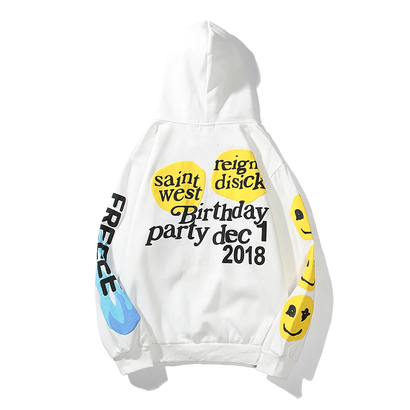 Kanye West Smiley Lucky Me Foam Letter Flame Hoodies Men and Women Stranger Things Oversize Loose Sweatshirt Hooded Casual Hoody
Kanye West Smiley Lucky Me Foam Letter Flame Hoodies Men and Women Stranger Things Oversize Loose Sweatshirt Hooded Casual Hoody