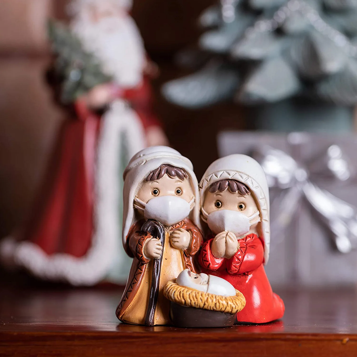 Nativity Sets Scene Holy Family for Christmas Figuriner Statue Decoration and Display on Mantel or Window Sill RED
Nativity Sets Scene Holy Family for Christmas Figuriner Statue Decoration and Display on Mantel or Window Sill RED