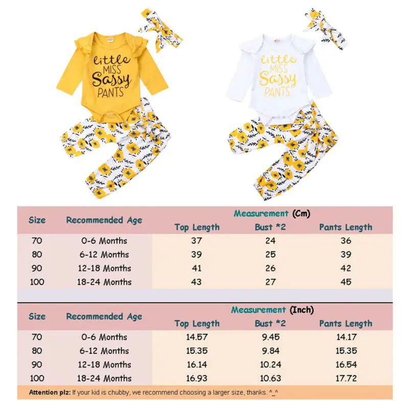 US Newborn Baby Girl Ruffle Sassy Top Romper Long Pants Headband Outfits Clothes
US Newborn Baby Girl Ruffle Sassy Top Romper Long Pants Headband Outfits Clothes