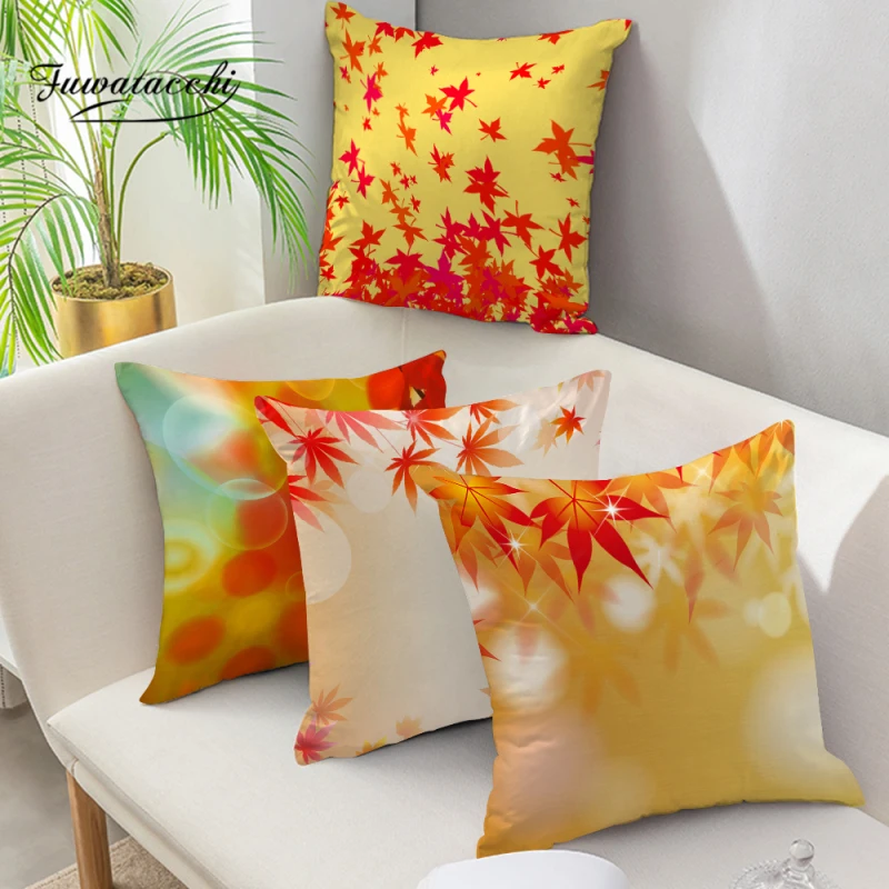 Fuwatacchi Autumn Cushion Covers Leaves Sunlight Throw Pillowcases Decorations for Home Living Room Pillow Covers Home Decor
Fuwatacchi Autumn Cushion Covers Leaves Sunlight Throw Pillowcases Decorations for Home Living Room Pillow Covers Home Decor