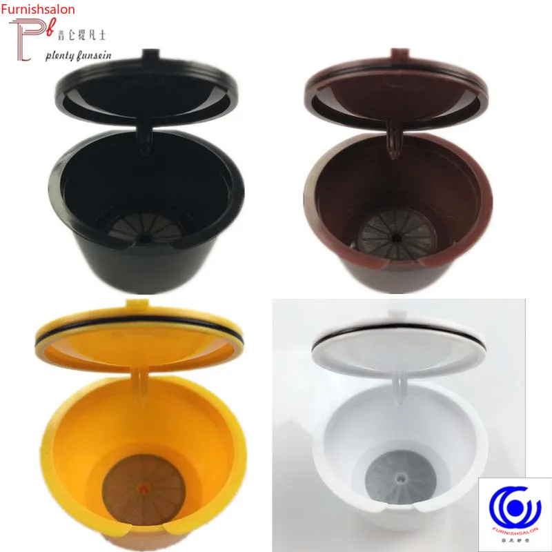 

cute 3 pcs / pack use 150 times Dolce Gusto Coffee Capsule Plastic Refillable Reusable Compatible with Nescafe refill