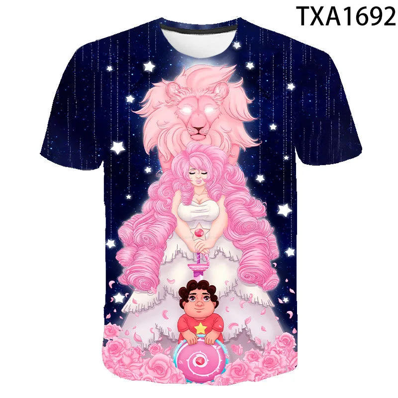 New Steven Universe 3D Print T Shirt Girls Boys Tshirts Starry Sky Pattern Summer Children Tees Tops Funny Cartoon Kids Clothes
New Steven Universe 3D Print T Shirt Girls Boys Tshirts Starry Sky Pattern Summer Children Tees Tops Funny Cartoon Kids Clothes