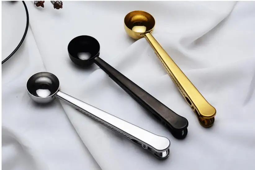 100pcs/lot Multifunction Kitchen Stainless Coffee Spoon And Sealing Clamp With Tea Measuring Milk Bean Clip Seal 
100pcs/lot Multifunction Kitchen Stainless Coffee Spoon And Sealing Clamp With Tea Measuring Milk Bean Clip Seal