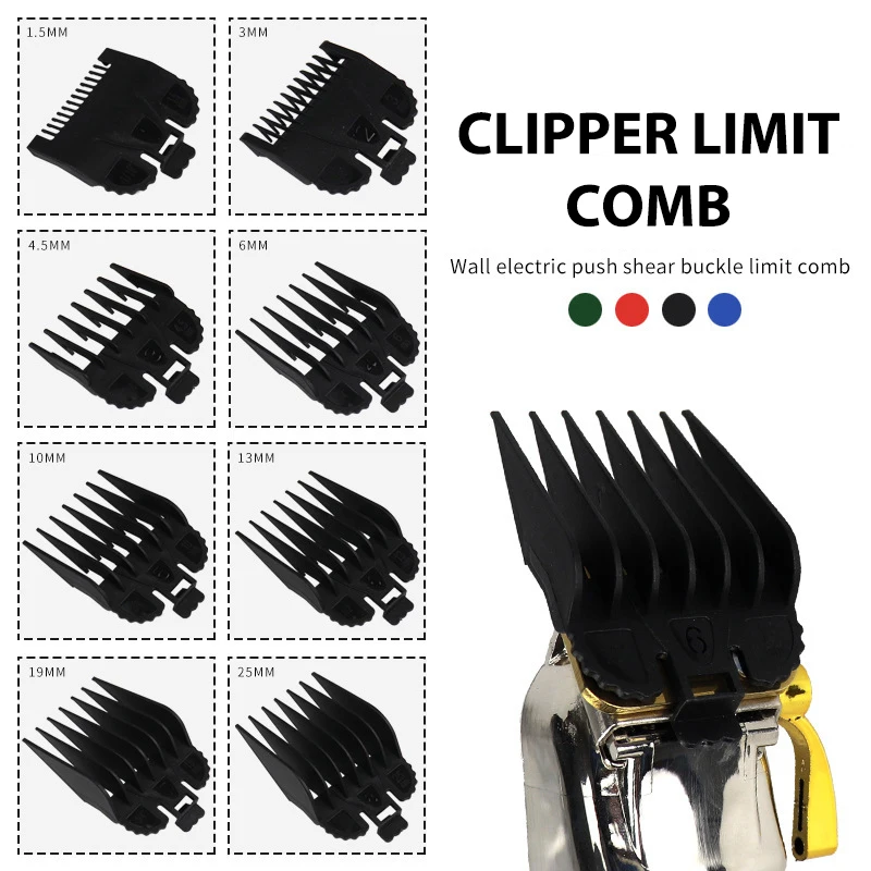 8PCS Hair Clipper Guards Guide Combs Trimmer Cutting Guides Styling Tools Attachment Compatible with Most Wahl Clippers
8PCS Hair Clipper Guards Guide Combs Trimmer Cutting Guides Styling Tools Attachment Compatible with Most Wahl Clippers