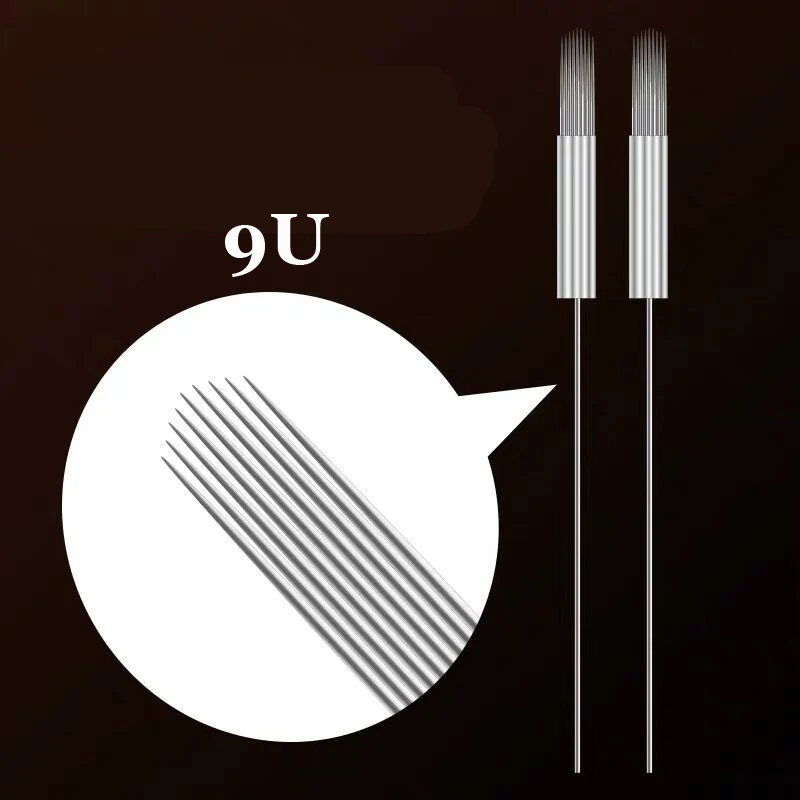 New Eyebrow Tattoo Needles 7U 9U For Eyebrow Tattoo Pen Machine Tips Permanent Makeup Tattoo Blade
New Eyebrow Tattoo Needles 7U 9U For Eyebrow Tattoo Pen Machine Tips Permanent Makeup Tattoo Blade