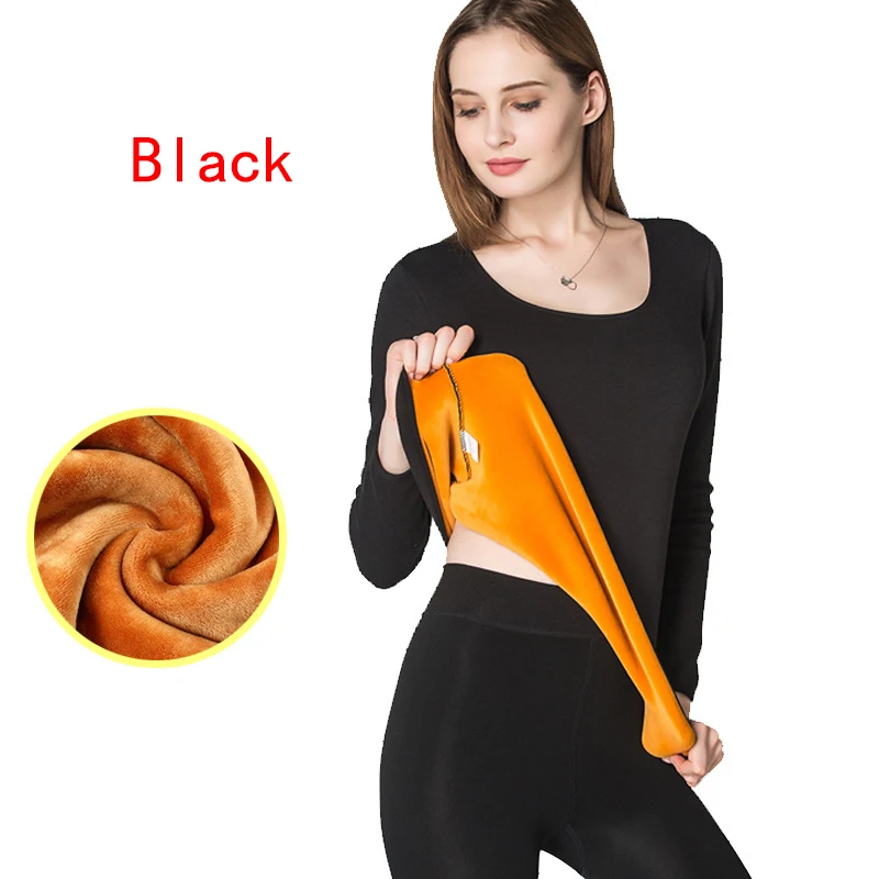 Women Winter Thermal Underwear Cashmere Pullover Sweater Velvet Top Shirt Fleece Long Sleeve Ladies Sweaters Long Johns Pajamas 
Women Winter Thermal Underwear Cashmere Pullover Sweater Velvet Top Shirt Fleece Long Sleeve Ladies Sweaters Long Johns Pajamas