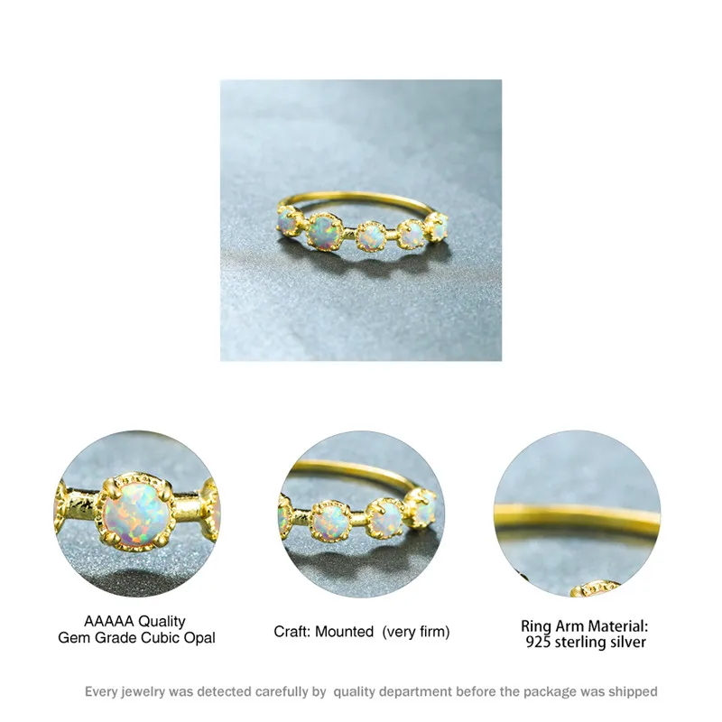 Minimalist Female Opal Stone Small Ring Charm Gold Color Thin Wedding Ring Vintage Bridal Round Engagement Rings For Women
Minimalist Female Opal Stone Small Ring Charm Gold Color Thin Wedding Ring Vintage Bridal Round Engagement Rings For Women