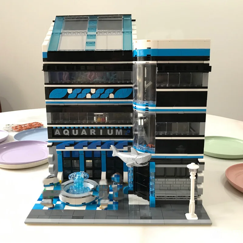Modern City Street View Creativity Maritime Museum Constructor Building Blocks Brick Assembling model 7FIGURE Boy Toy Gift
Modern City Street View Creativity Maritime Museum Constructor Building Blocks Brick Assembling model 7FIGURE Boy Toy Gift