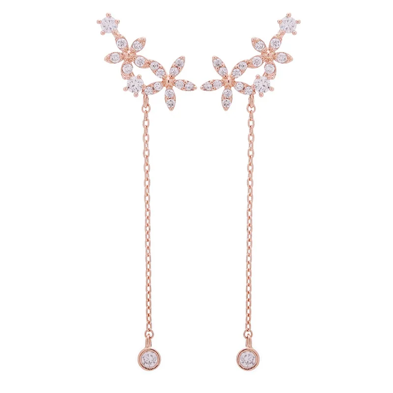 Zeojrlly Metal Trendy Water Drop Women Dangle Earrings Korean Earrings Super Girl Crystal Flower Long Pendant Jewelry 
Zeojrlly Metal Trendy Water Drop Women Dangle Earrings Korean Earrings Super Girl Crystal Flower Long Pendant Jewelry