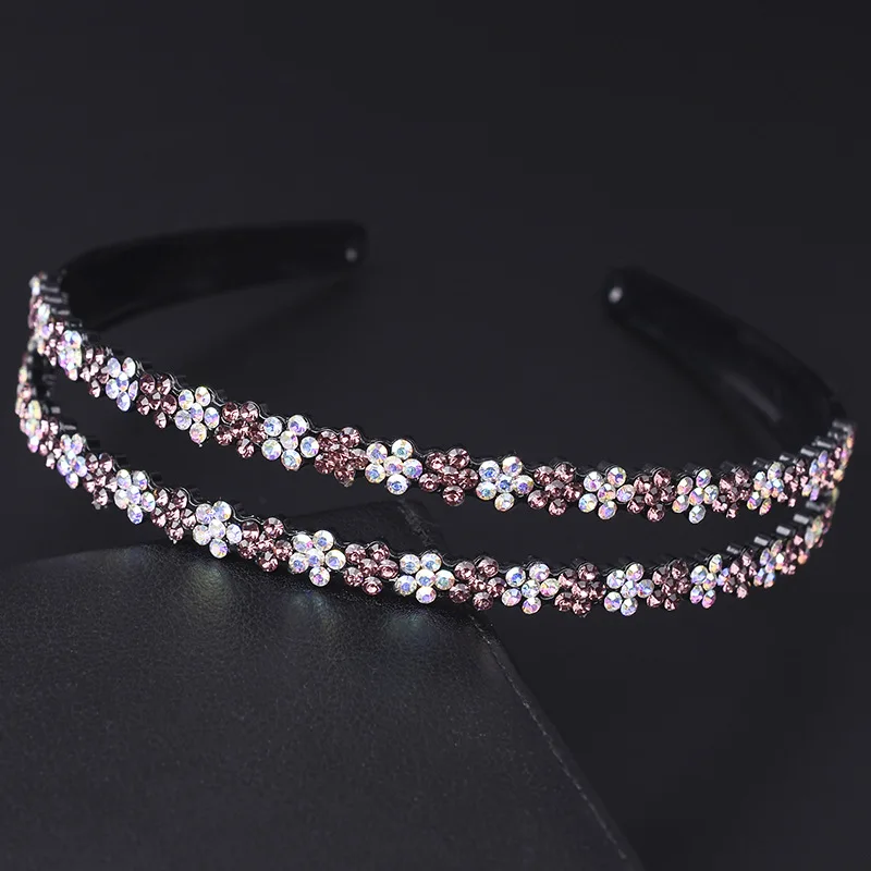 Fashion Women Luxury Headbands Crystal Rhinestone flower Headdress Padded Hairbands Hair Band Sparkly Hair Hoop Hair Accessories
Fashion Women Luxury Headbands Crystal Rhinestone flower Headdress Padded Hairbands Hair Band Sparkly Hair Hoop Hair Accessories