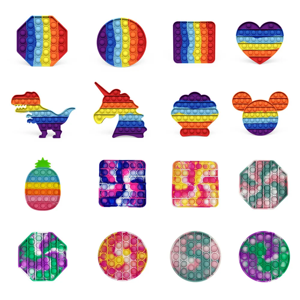 New Pop Fidget Relieve Stress Rainbow Push It Bubble Antistress Adult Children Sensory Toys Autism Special Needs Stress Reliever
New Pop Fidget Relieve Stress Rainbow Push It Bubble Antistress Adult Children Sensory Toys Autism Special Needs Stress Reliever