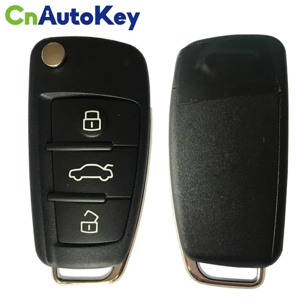 

CN008042 Original PCB With Aftermarket Shell Flip Key For Audi A6 Q7 3Button 8E 4F0 837 220AF 433MHZ Keyless Go