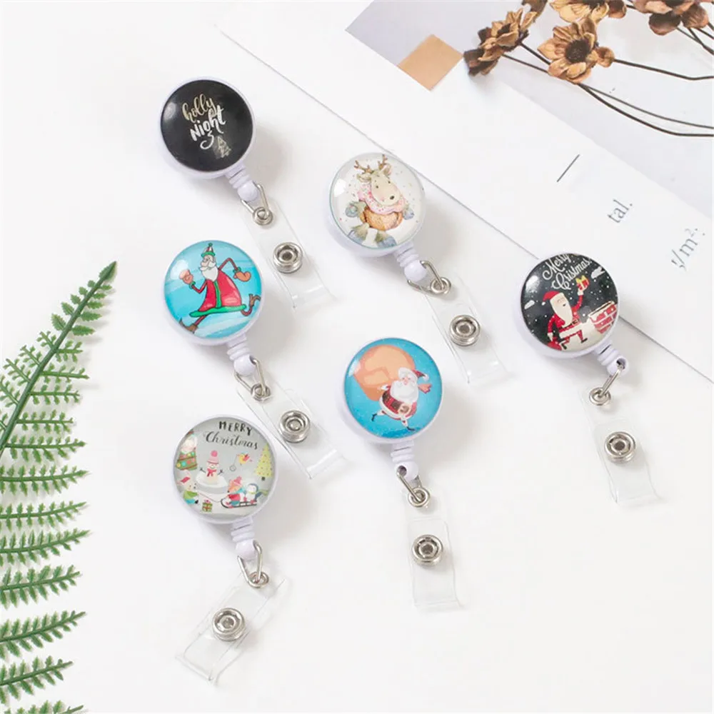 New Cute Christmas tree & Santa Claus Retractable Pull Badge Reel ID Lanyard Name Tag Card Badge Holder Reels For KIDS
New Cute Christmas tree & Santa Claus Retractable Pull Badge Reel ID Lanyard Name Tag Card Badge Holder Reels For KIDS