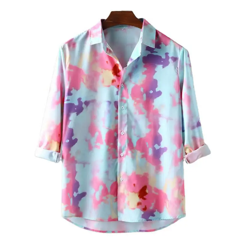 Men Floral Casual Collar Shirt Long Sleeve Button Down Baggy Loose Blouse Tops
Men Floral Casual Collar Shirt Long Sleeve Button Down Baggy Loose Blouse Tops