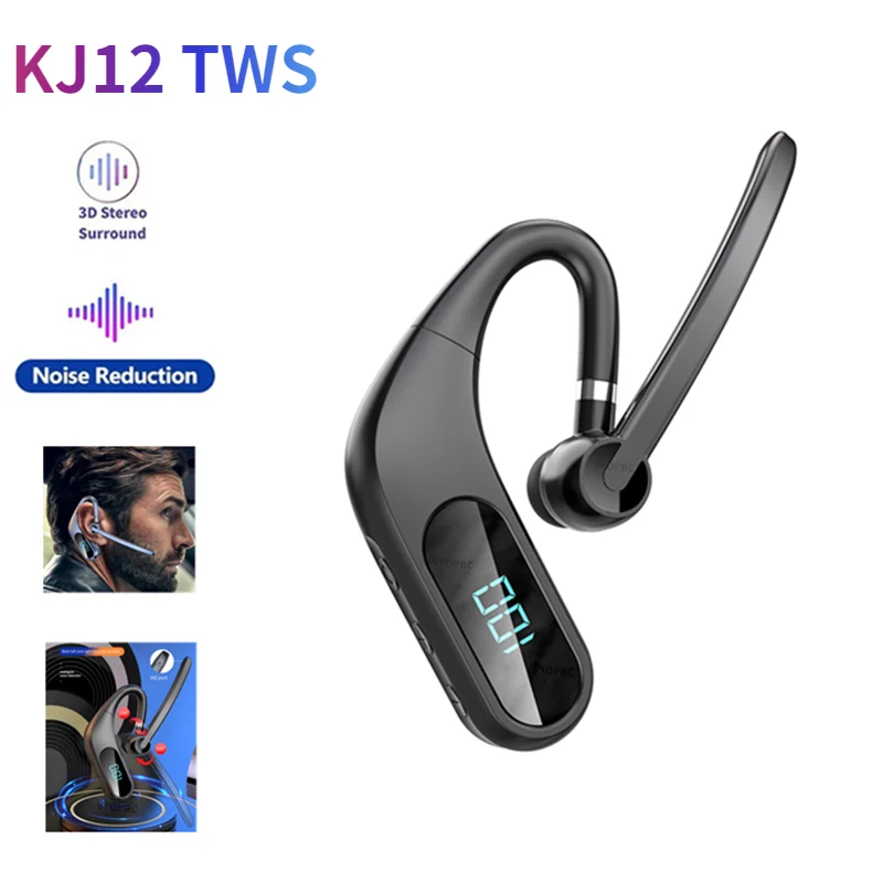 Беспроводные наушники KJ12 TWS V5.0, Спортивная гарнитура, наушники-вкладыши с шумоподавлением для Xiaomi, iphone
Беспроводные наушники KJ12 TWS V5.0, Спортивная гарнитура, наушники-вкладыши с шумоподавлением для Xiaomi, iphone