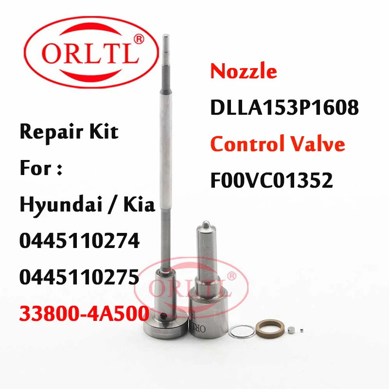 REPAIR KIT FOR INJECTOR 0445110 275 CR INJECTION ASSEMBLY DLLA153P1608 VALVE PARTS F00VC01352 FOR HYUNDAI KIA 33800-4A500
REPAIR KIT FOR INJECTOR 0445110 275 CR INJECTION ASSEMBLY DLLA153P1608 VALVE PARTS F00VC01352 FOR HYUNDAI KIA 33800-4A500