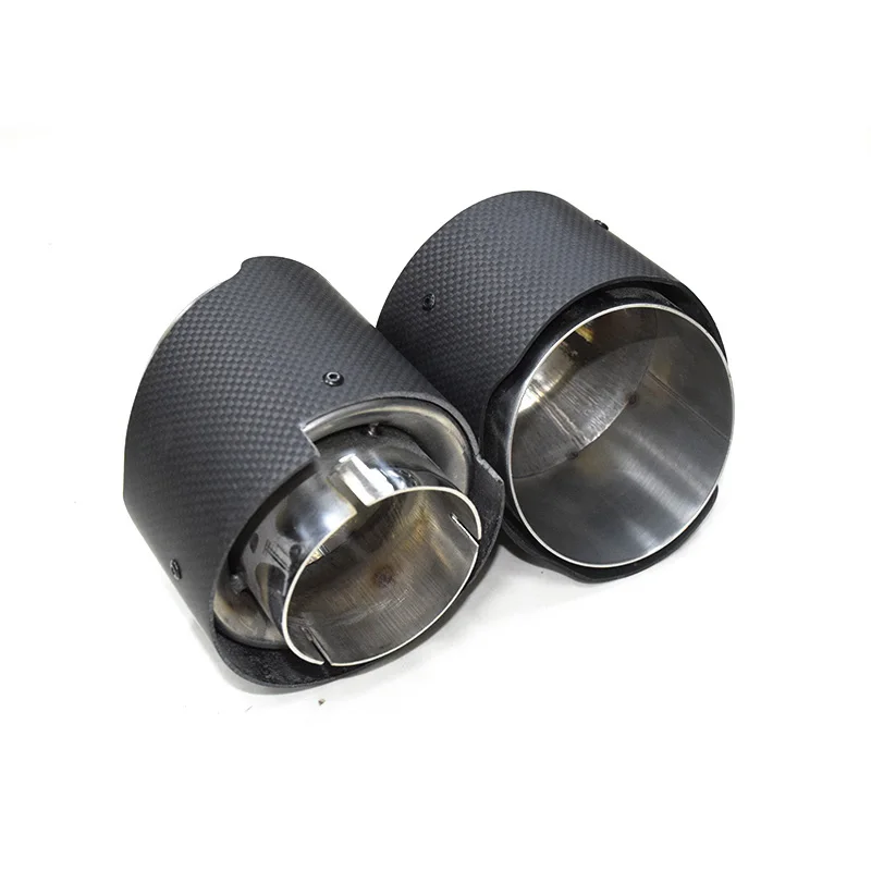 2PCS Exhaust Tip For BMW X1 X2 2019-2020 Carbon Fiber Car Directly Plug Exhaust Pipe Tailpipe Muffler Tip Exhaust System
2PCS Exhaust Tip For BMW X1 X2 2019-2020 Carbon Fiber Car Directly Plug Exhaust Pipe Tailpipe Muffler Tip Exhaust System