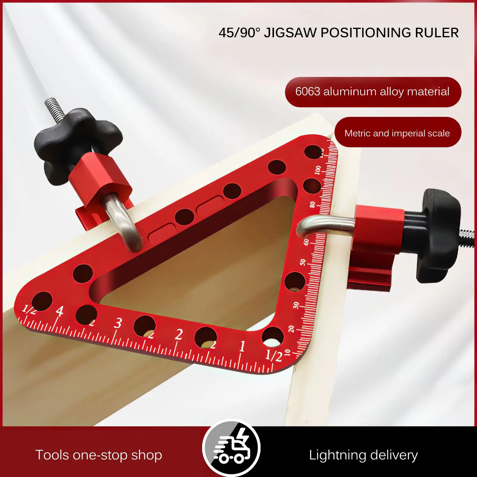 120mm Woodworking Square Ruler 45 90 Degrees Auxiliary Fixture Splicing Board Positioning Panel Fixed Clip Corner Clamp Rule
120mm Woodworking Square Ruler 45 90 Degrees Auxiliary Fixture Splicing Board Positioning Panel Fixed Clip Corner Clamp Rule