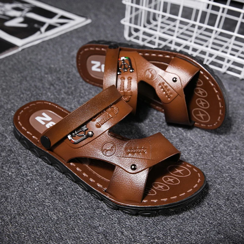 Casual men's outdoor sandals 2021 new breathable flat sandals comfortable soft slippers high quality leather ROMAN SANDALS
Casual men's outdoor sandals 2021 new breathable flat sandals comfortable soft slippers high quality leather ROMAN SANDALS