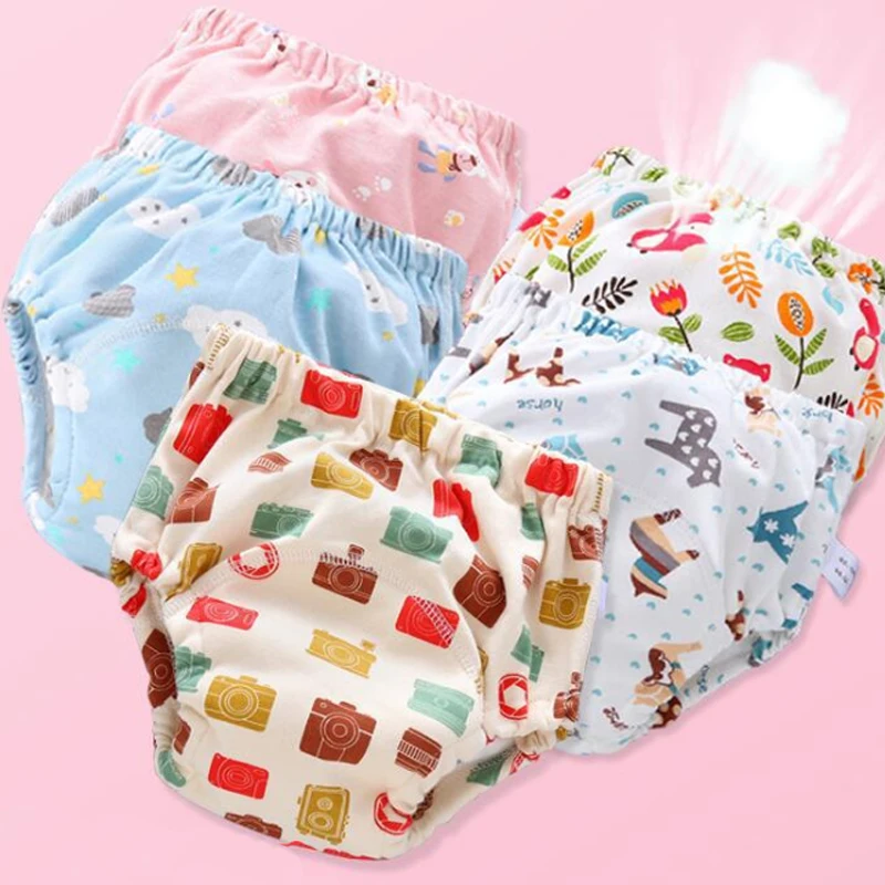 Baby Training Pants Panties Baby Cotton Diapers Washable Reusable Cloth Diaper Nappies Changing Infants Children Underwear Nappy
Baby Training Pants Panties Baby Cotton Diapers Washable Reusable Cloth Diaper Nappies Changing Infants Children Underwear Nappy