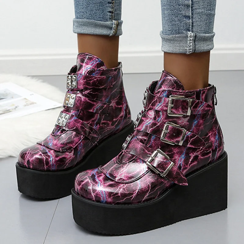 Женские сапоги 2021 New Ankle Boots Women Fashion Punk Boots Women Platform Shoes Ladies Heighten Women Boots Round Toe Female
Женские сапоги 2021 New Ankle Boots Women Fashion Punk Boots Women Platform Shoes Ladies Heighten Women Boots Round Toe Female