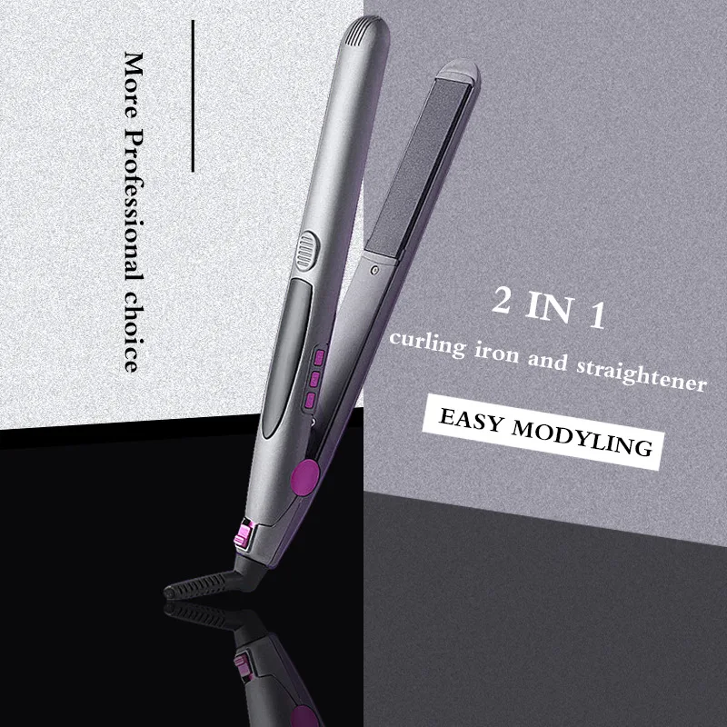 Hair Straightener and curler and curier free shipping for thick hair for curly hair for short hair for black curly KM202103005
Hair Straightener and curler and curier free shipping for thick hair for curly hair for short hair for black curly KM202103005