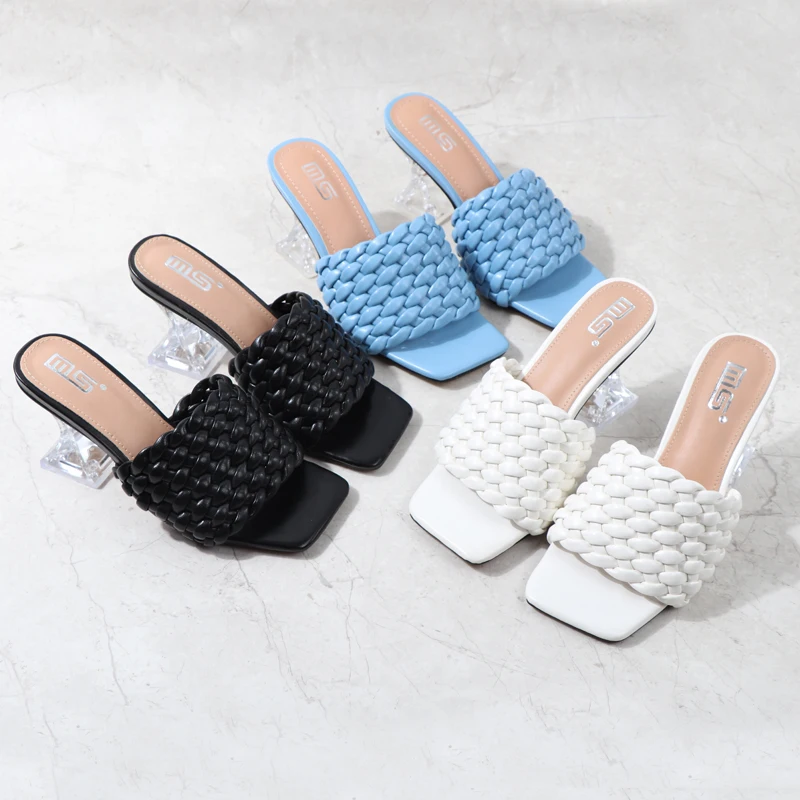 Women's Fashion Sandals 2022 Summer New hand-Woven Crystal High-Heel Slippers Comfortable Versatile Casual Ladies Shoes
Women's Fashion Sandals 2022 Summer New hand-Woven Crystal High-Heel Slippers Comfortable Versatile Casual Ladies Shoes