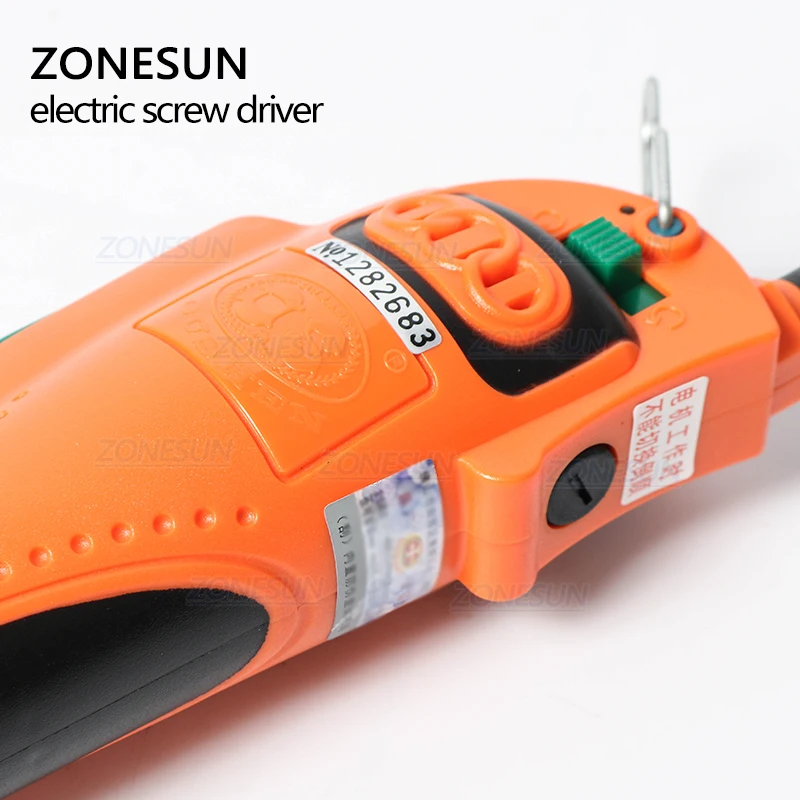 Высокомощная электрическая отвертка ZONESUN с прямым углом ручной инструмент