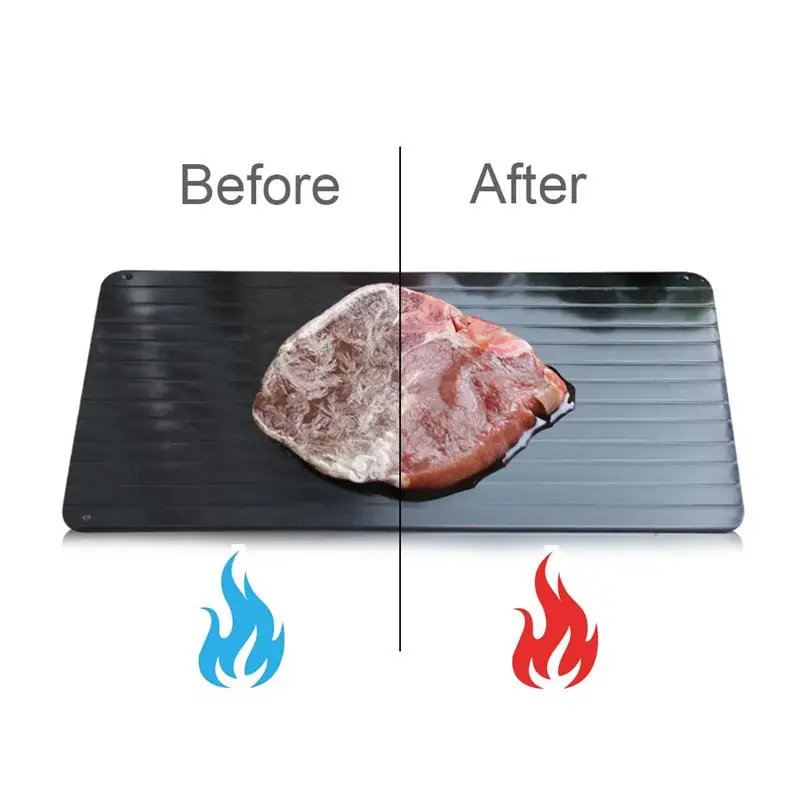 Defrosting Tray for Frozen Food Thawing Plate Defrost Meat/Frozen Food Quickly without Electricity Microwave Hot Water
Defrosting Tray for Frozen Food Thawing Plate Defrost Meat/Frozen Food Quickly without Electricity Microwave Hot Water