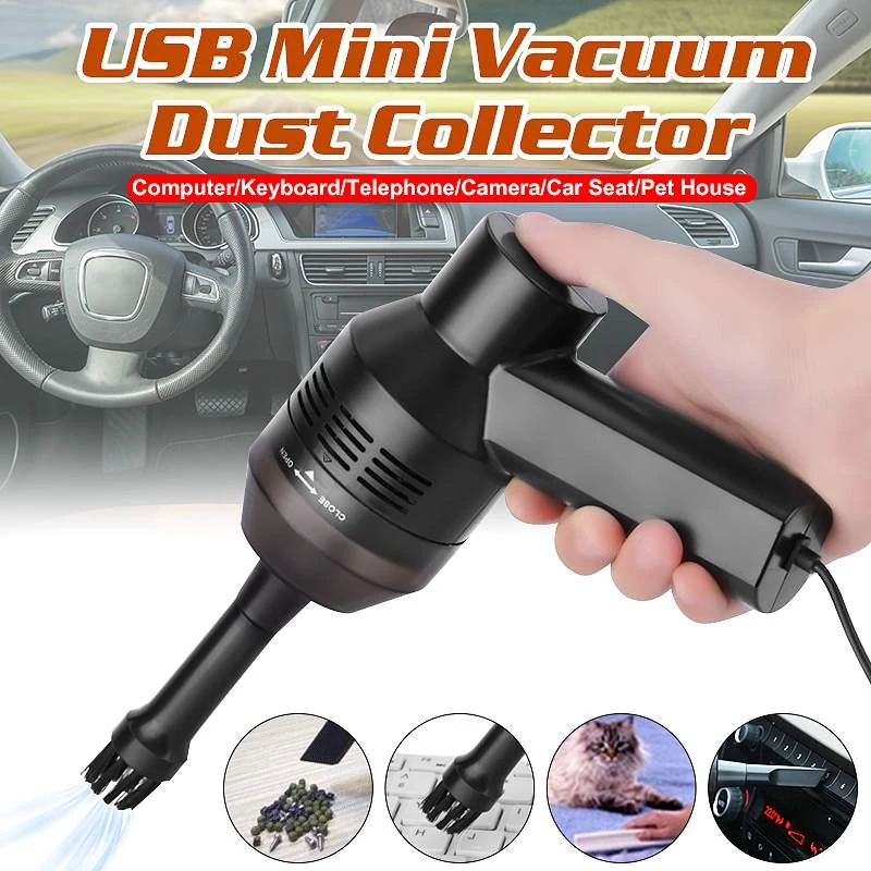 Portable Mini Handheld USB Keyboard Vacuum Cleaner Brush For Laptop Desktop PC Computer Cleaners Tools Mini USB Vacuum Cleaner
Portable Mini Handheld USB Keyboard Vacuum Cleaner Brush For Laptop Desktop PC Computer Cleaners Tools Mini USB Vacuum Cleaner