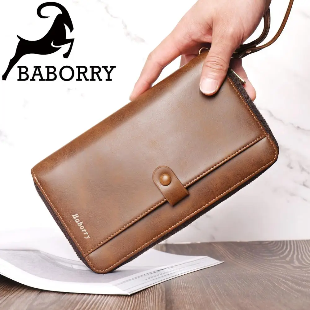 Hot Vintage Men Wallets Long Cultch Big Capacity Zipper Men Wallet Business Male Purse Men Wallet PU Leather With Coin Pocket
Hot Vintage Men Wallets Long Cultch Big Capacity Zipper Men Wallet Business Male Purse Men Wallet PU Leather With Coin Pocket