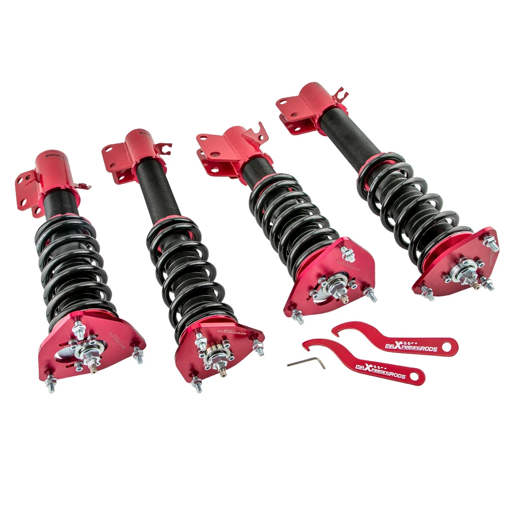24 Steps adjustable Coilover Suspension for Subaru Impreza GDB GDA 2002-2007 Adjustable Height Spring Struts
24 Steps adjustable Coilover Suspension for Subaru Impreza GDB GDA 2002-2007 Adjustable Height Spring Struts