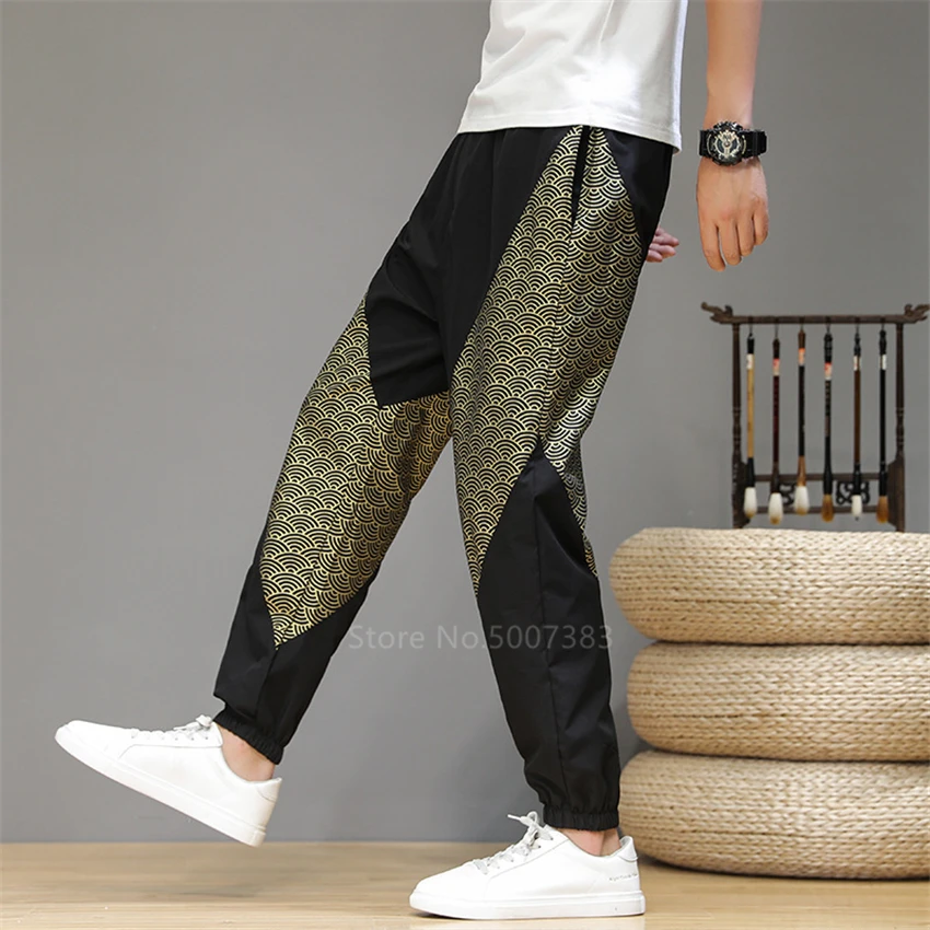 Printed Cotton Harem Pants Men 2020 Summer Japanese Vintage Streetwear Jogger Women Chinese Hip Hop Plus Size Wide Leg Pants
Printed Cotton Harem Pants Men 2020 Summer Japanese Vintage Streetwear Jogger Women Chinese Hip Hop Plus Size Wide Leg Pants