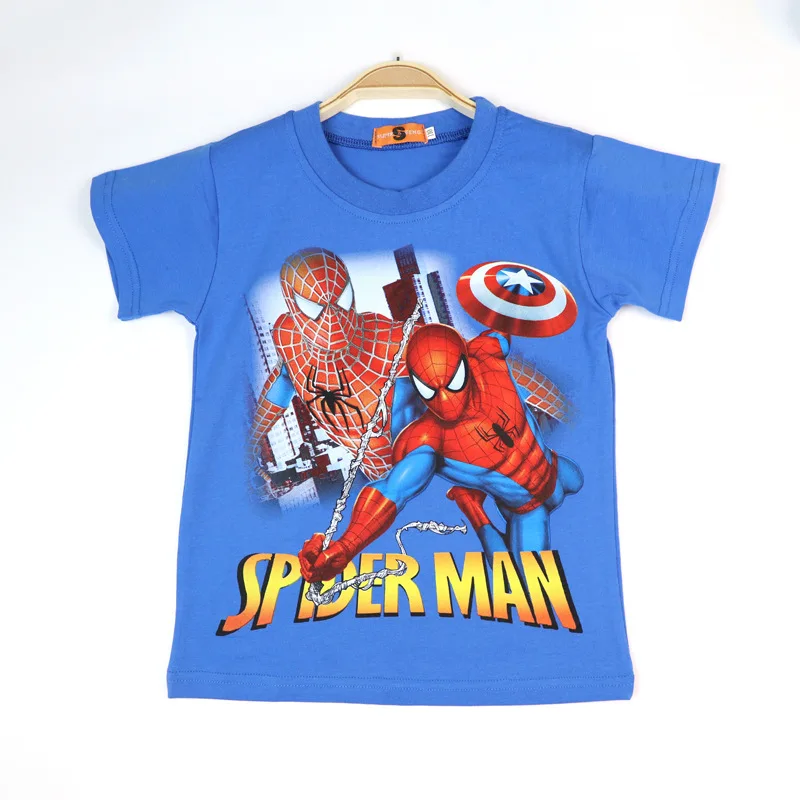 Disney Marvel Iron Man Spiderman T-shirt Kids Boys Clothes Super Hero Cotton Casual Clothes 2021 Summer Clothing Kids Clothes
Disney Marvel Iron Man Spiderman T-shirt Kids Boys Clothes Super Hero Cotton Casual Clothes 2021 Summer Clothing Kids Clothes