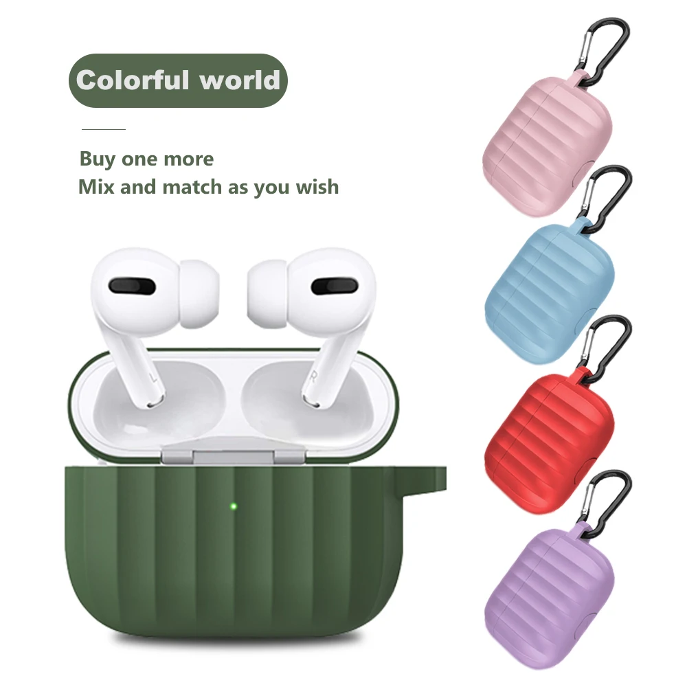 Чехол для AirPods Pro 3D чехол наушников TWS беспроводной Bluetooth футляр Air Pods разноцветный