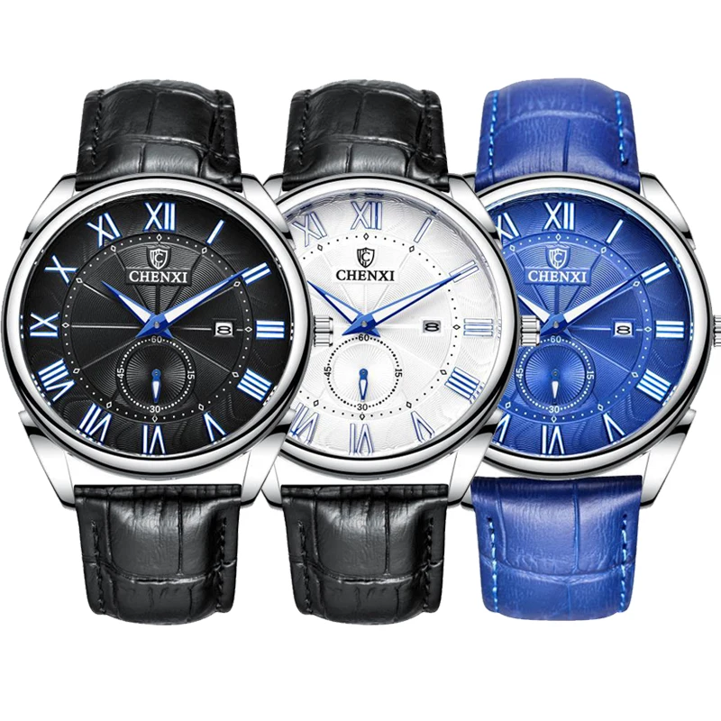 CHENXI Fashion Vintage Men Watch Leather Roman Numerals Quartz Wrist Watch Waterproof Mens Business Watches Relogio Masculino
CHENXI Fashion Vintage Men Watch Leather Roman Numerals Quartz Wrist Watch Waterproof Mens Business Watches Relogio Masculino