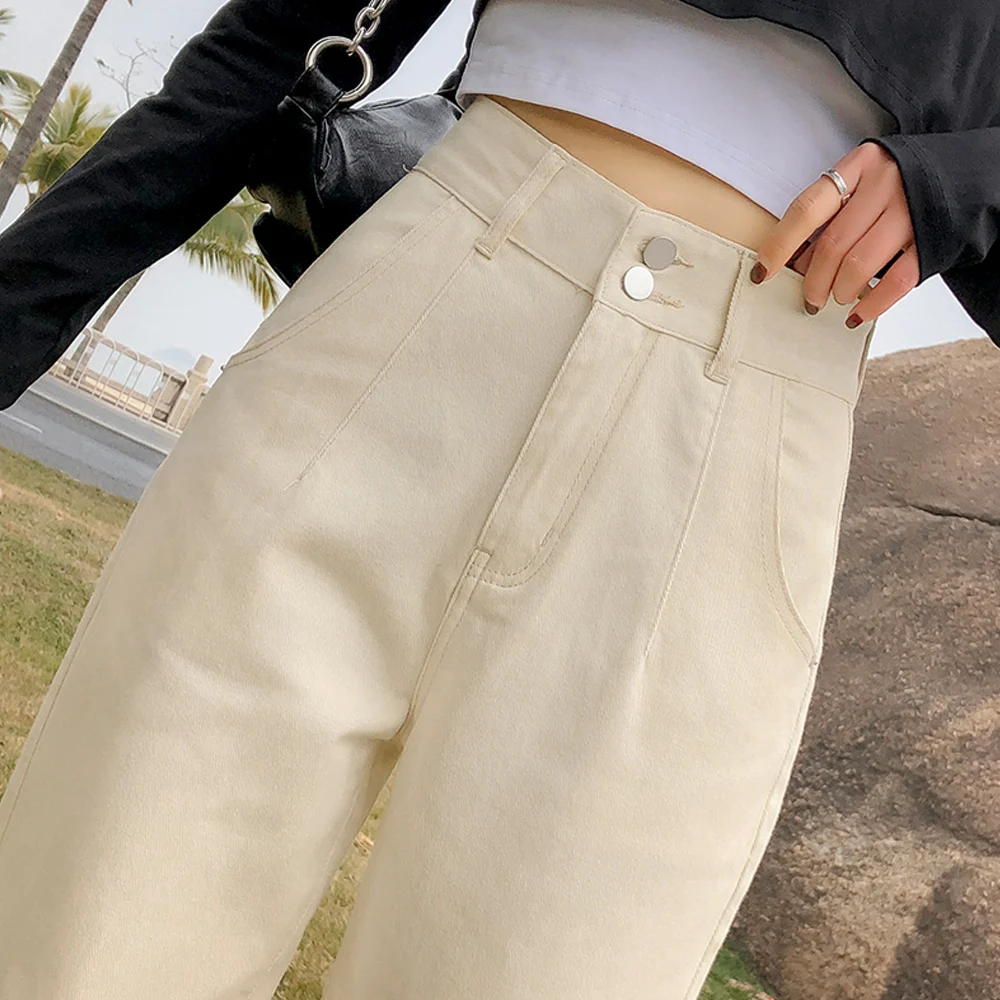 2021 Autumn High Waist Jeans for Women Loose Streetwear Straight Denim Pants Vintage Korean Fashion Clothes Blue Black Mom Jeans
2021 Autumn High Waist Jeans for Women Loose Streetwear Straight Denim Pants Vintage Korean Fashion Clothes Blue Black Mom Jeans