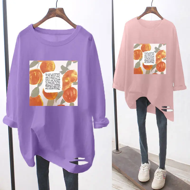 Spring Autumn Oversized Casual Women's Clothing Long Sleeve T-Shirts Ladies Fashion Tops Tee Shirt Korean Woman Tshirts
Spring Autumn Oversized Casual Women's Clothing Long Sleeve T-Shirts Ladies Fashion Tops Tee Shirt Korean Woman Tshirts