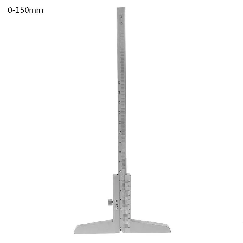 1 Pcs 150mm 200mm 300mm Depth Vernier Caliper Stainless Steel Carpenter Carpentry Machinery Process Woodowrking Alignment Tools
1 Pcs 150mm 200mm 300mm Depth Vernier Caliper Stainless Steel Carpenter Carpentry Machinery Process Woodowrking Alignment Tools