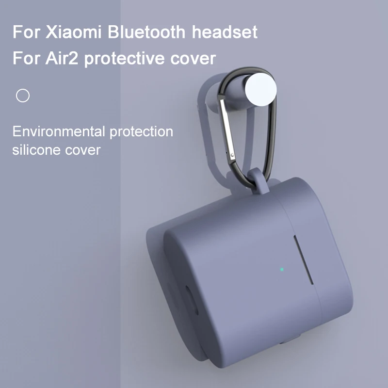 Тонкий силиконовый чехол для наушников Xiaomi Airdots Pro 2 Mi Air TWS беспроводных Bluetooth Pro2