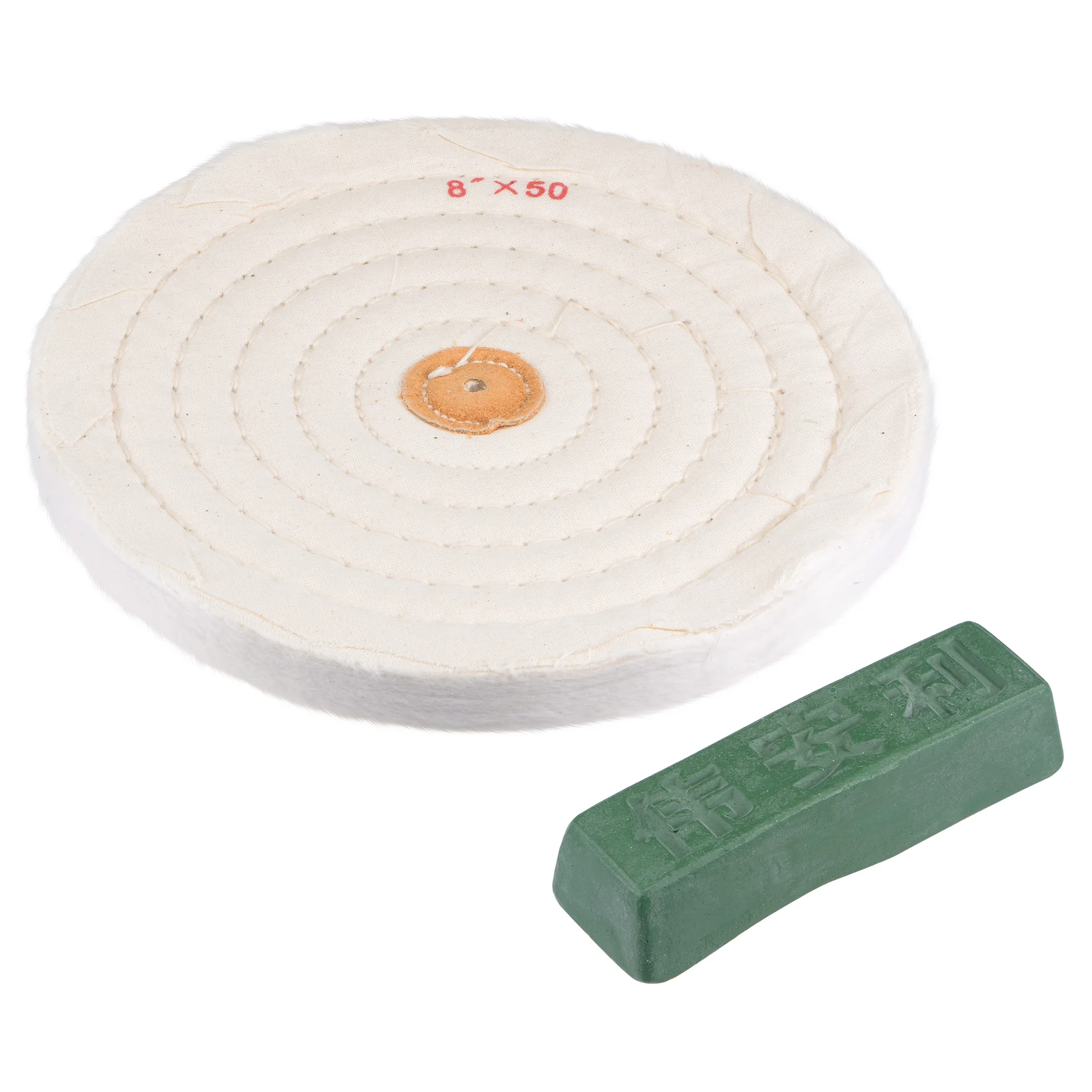 Uxcell Cotton Buffing Wheel 8-inch with 5mm Arbor Hole with Polishing Compound for Bench Grinder Tool White
Uxcell Cotton Buffing Wheel 8-inch with 5mm Arbor Hole with Polishing Compound for Bench Grinder Tool White
