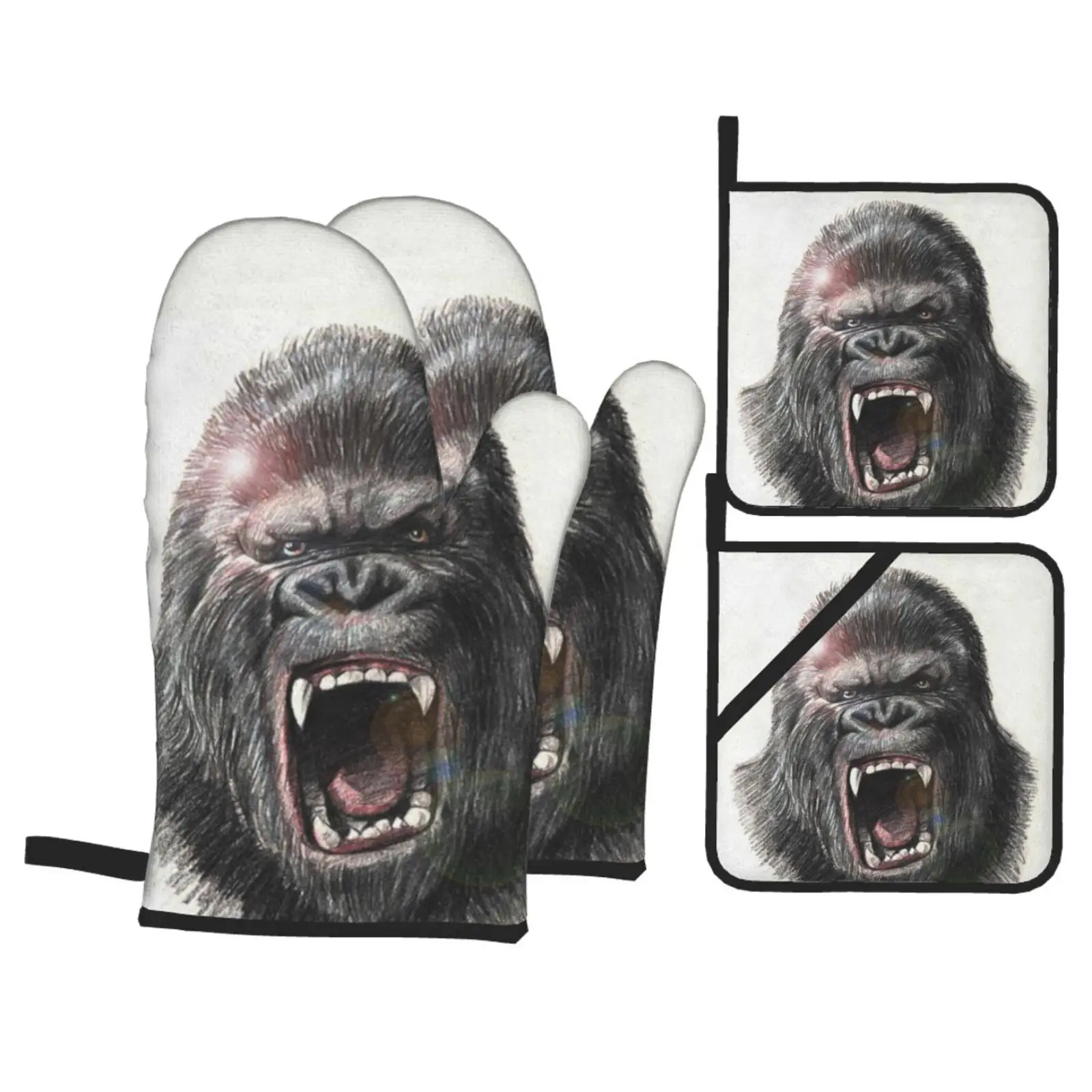 Original For Baking 4-piece Set Oven Mitts Gloves and Mittens Hot Grip Potholders Heat Resistant Kitchen Glove Bakeware Dining
Original For Baking 4-piece Set Oven Mitts Gloves and Mittens Hot Grip Potholders Heat Resistant Kitchen Glove Bakeware Dining