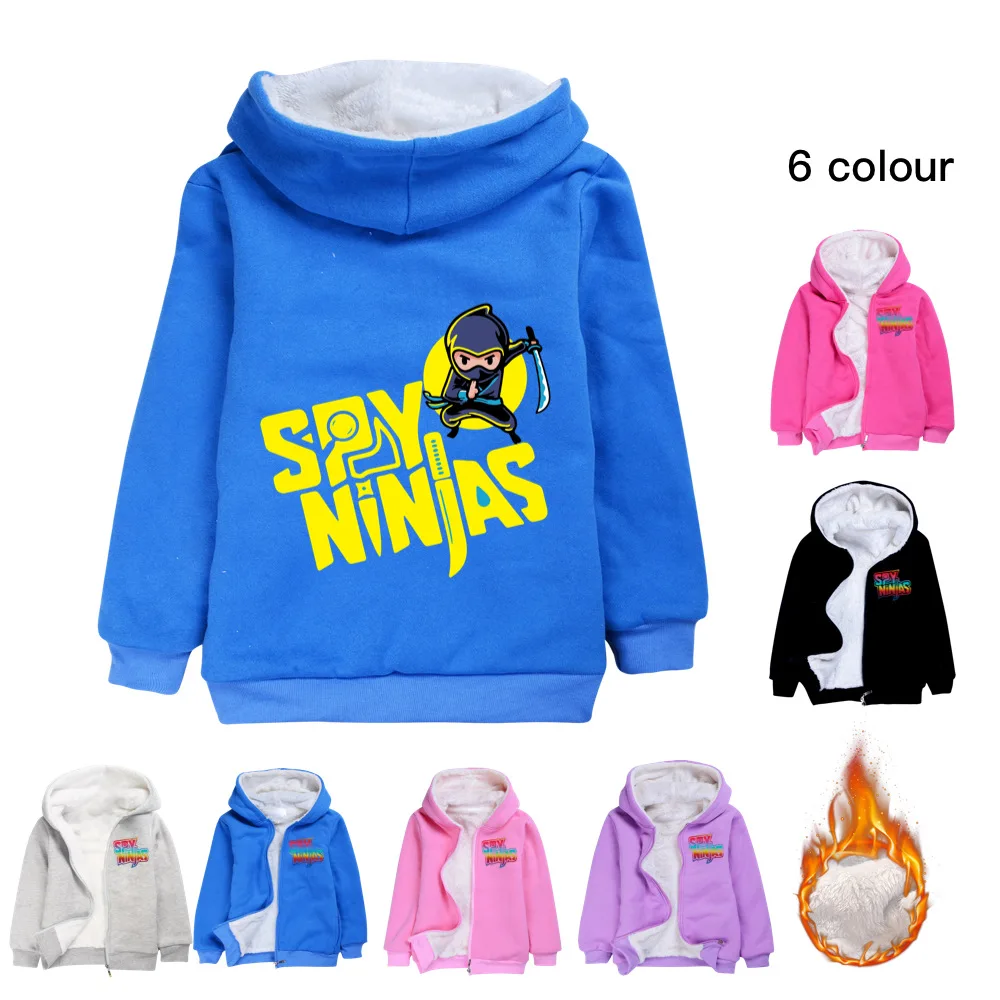 Girl Hooded Warm Jacket Zipper Windbreaker Children's Jacket Kids Winter SPY NINJA Fleece Jacket Boy Hoodie Children's Clothing
Girl Hooded Warm Jacket Zipper Windbreaker Children's Jacket Kids Winter SPY NINJA Fleece Jacket Boy Hoodie Children's Clothing